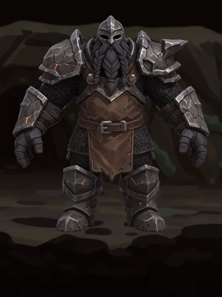 The Forge Master, boss of the Dwarven Mines